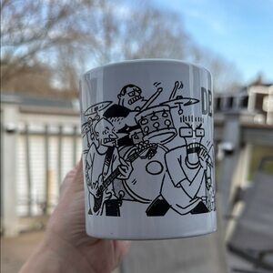White Ceramic Descendents mug